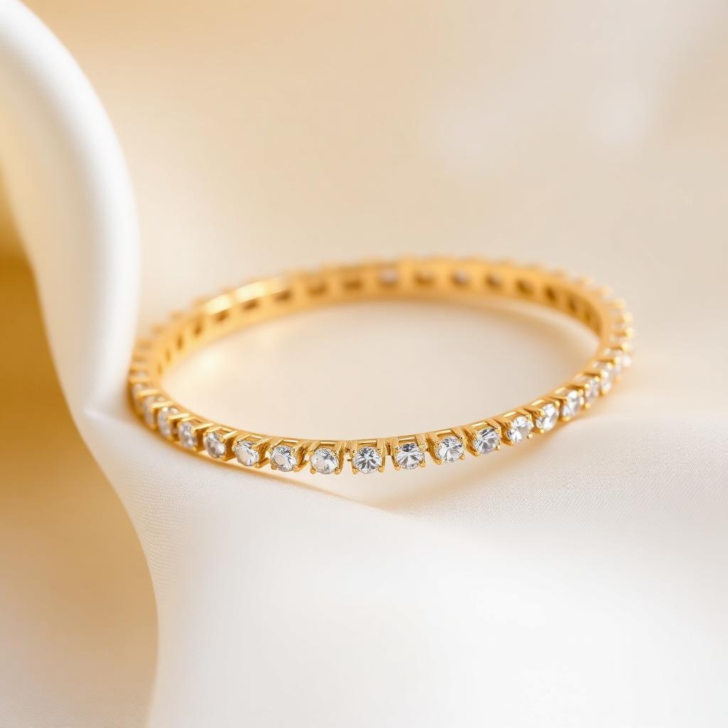 Diamond Eternity Bangle — KISNA Bangles