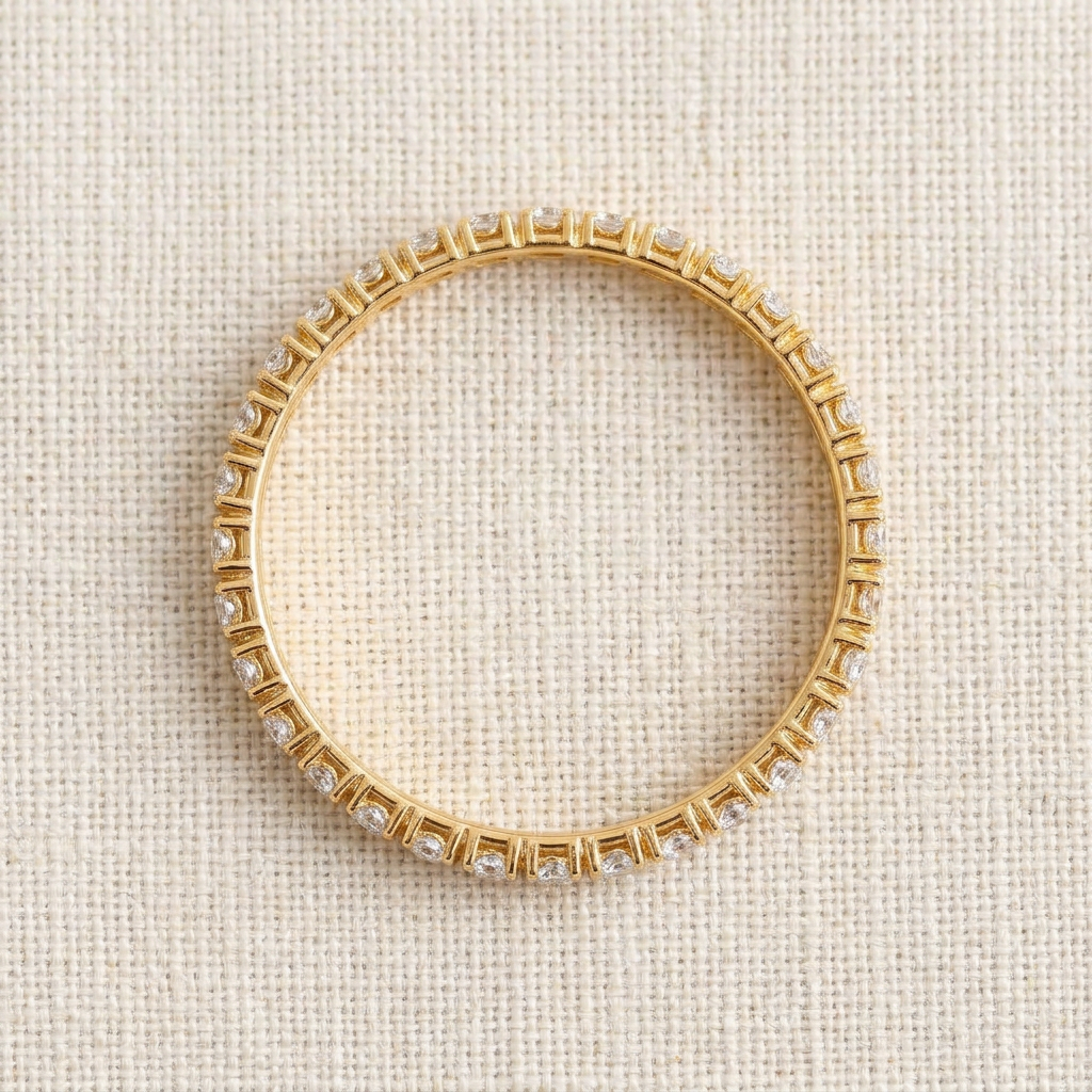 Diamond Eternity Bangle view 3