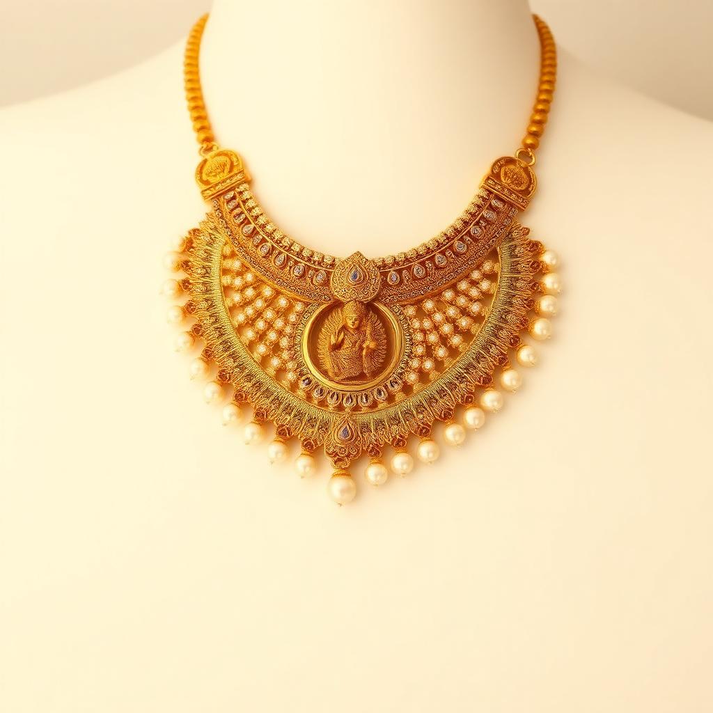 Lakshmi Temple Necklace